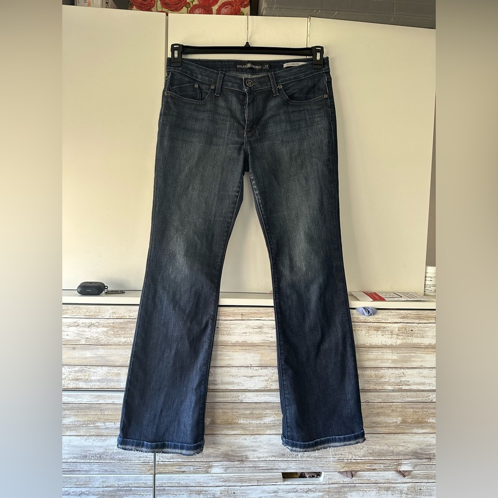👖 Dylan George Elizabeth Bootcut Jeans Women’s Size 32 Dark Wash USA Made